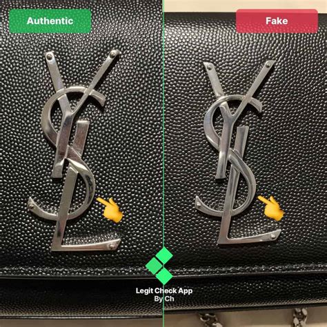 real vs fake ysl purse|ysl authentication.